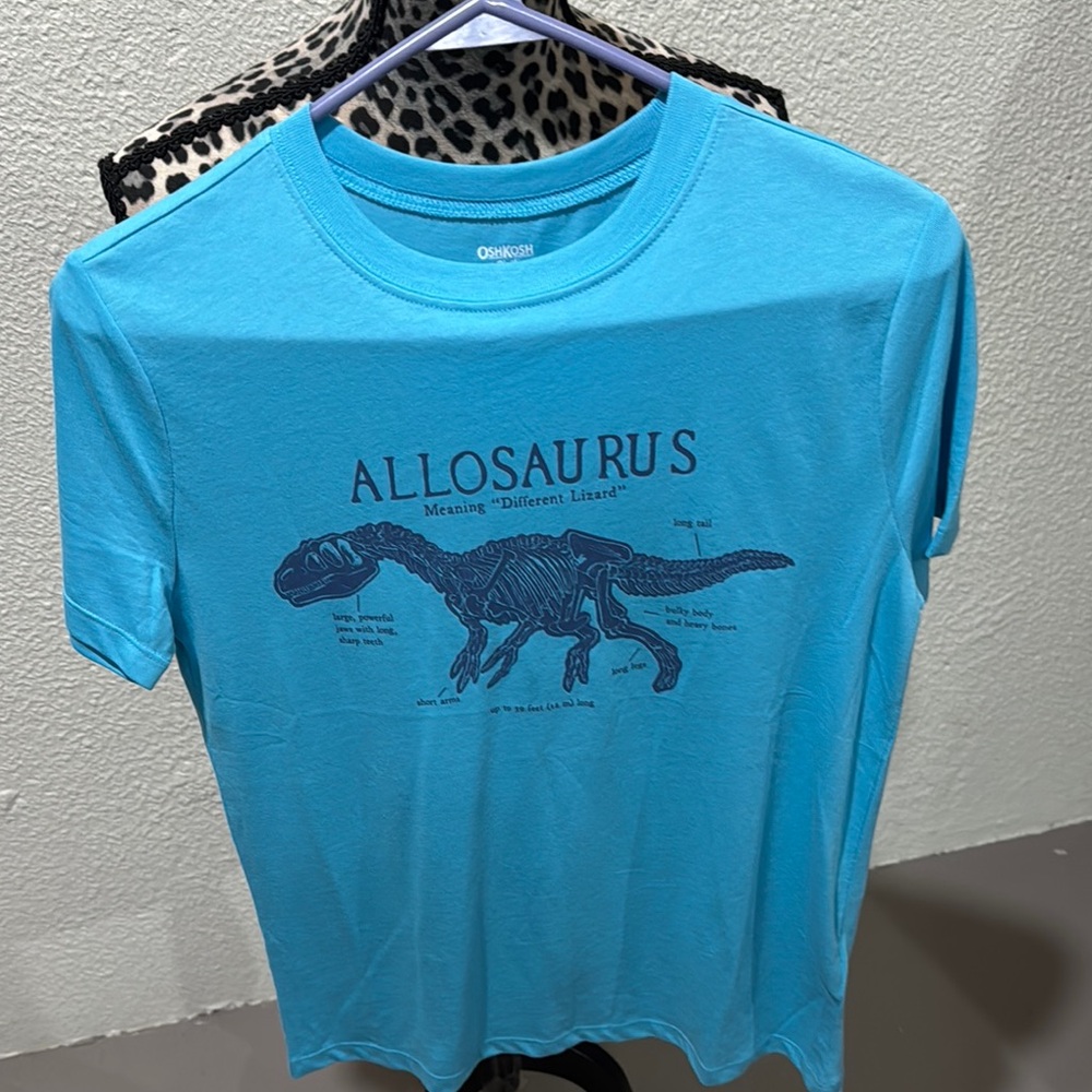 OshKosh B'gosh Blue Dinosaur Tee